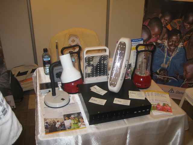 Glenergy Products at Lighting Africa